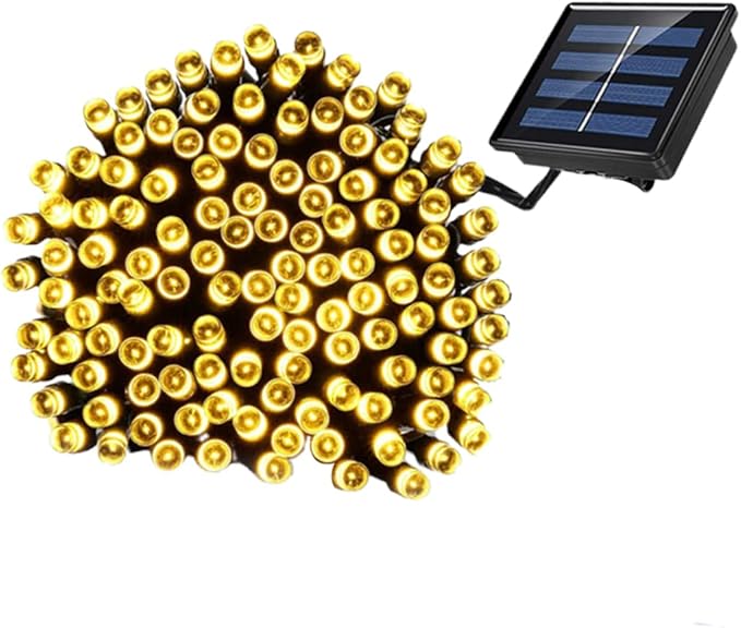 1Pc Solar LED String Lights LEDs Decorative Outdoor Lighting for Garden Patio Trees Warm White Solar Power for | Lumora