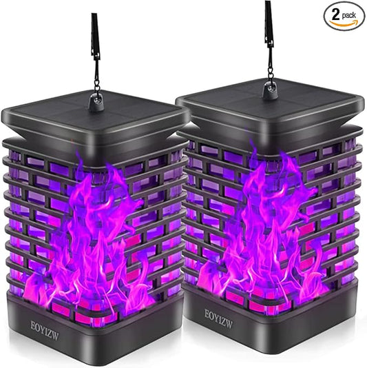 EOYIZW Solar Lights Outdoor, 99 LEDs Halloween Outdoor Lantern IP65 Waterproof Solar Garden Lights Decor for Halloween Garden Yard Porch Patio 2 Pack