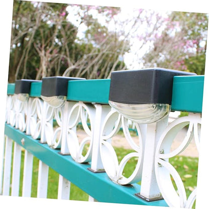 NUOBESTY 4pcs Solar Pathway Lights Step Lights for Garden Easy Install Landscape Lighting