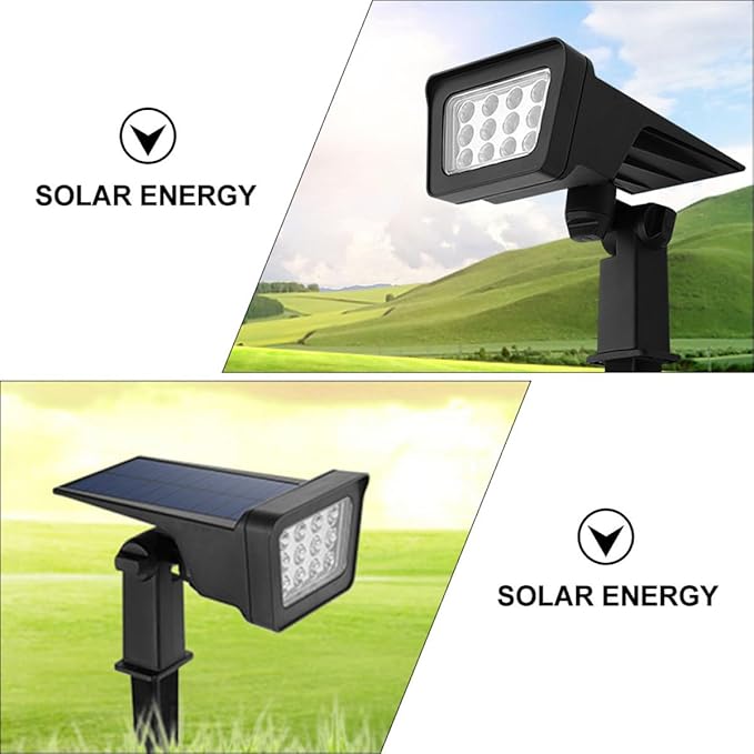 Solar Lawn Lamp LED Path Light Outdoor Waterproof Landscape Lighting for Garden Yard Solar Panel for Pathway and | Lumora