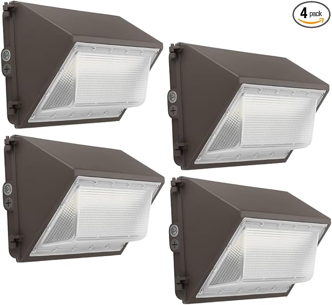 kadision 60W LED Wall Pack Light with Photocell, 7800lm 5000K Daylight 100-277V, Waterproof Dusk-to-Dawn Outdoor | Lumora