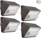 kadision 60W LED Wall Pack Light with Photocell, 7800lm 5000K Daylight 100-277V, Waterproof Dusk-to-Dawn Outdoor | Lumora