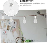 DOITOOL 6pcs Solar Powered Copper Wire Led Hanging Bulb Warm White Light for Garden Patio and - Outdoor Wall Light | Lumora