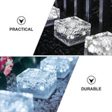 Solar Powered Floor Light LED In-ground Brick Lamp Waterproof Solar Yard Light Cold White for Outdoor Patio Garden | Lumora
