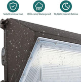 kadision LED Wall Pack 100W 13000lm 5000K Daylight 100-277V, IP65 Waterproof Dusk-to-Dawn Outdoor Lighting for | Lumora