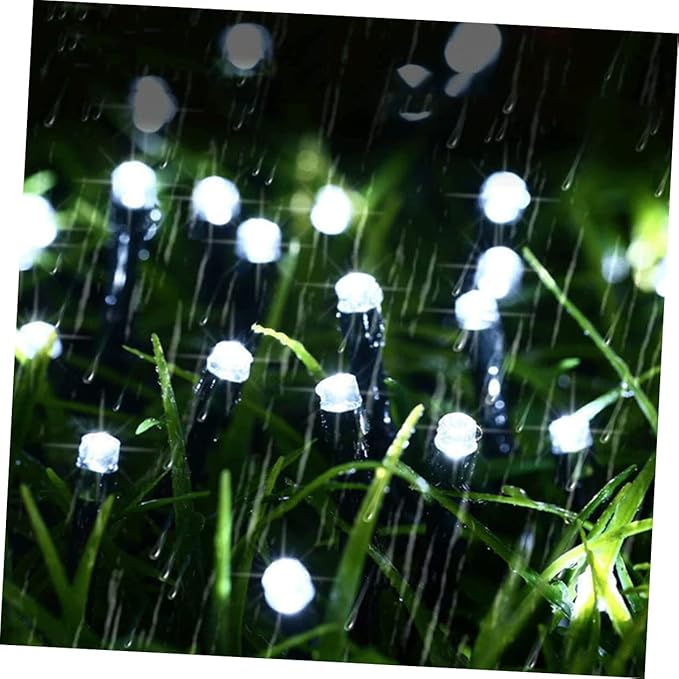 Uonlytech Solar-Powered Led String Lights Beads Garden Lights Outdoor Decorative Suitable for Parties Weddings | Lumora