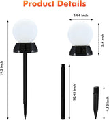 BlcTec Solar Pathway Lights Outdoor, Warm White Path Lights with 3-Sided Solar Panels, 18H Runtime, IP65 | Lumora