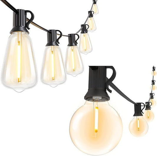 Svater Outdoor String LED Lights 50FT with 200FT ST38 Commercial Grade String Lights