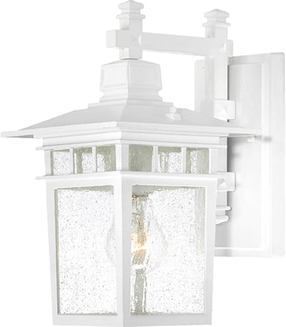 Nuvo Lighting 60/4951 Traditional One Light Outdoor Wall Mount from Cove Neck collection in White finish