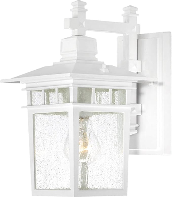Nuvo Lighting 60/4951 Traditional One Light Outdoor Wall Mount from Cove Neck collection in White finish | Lumora