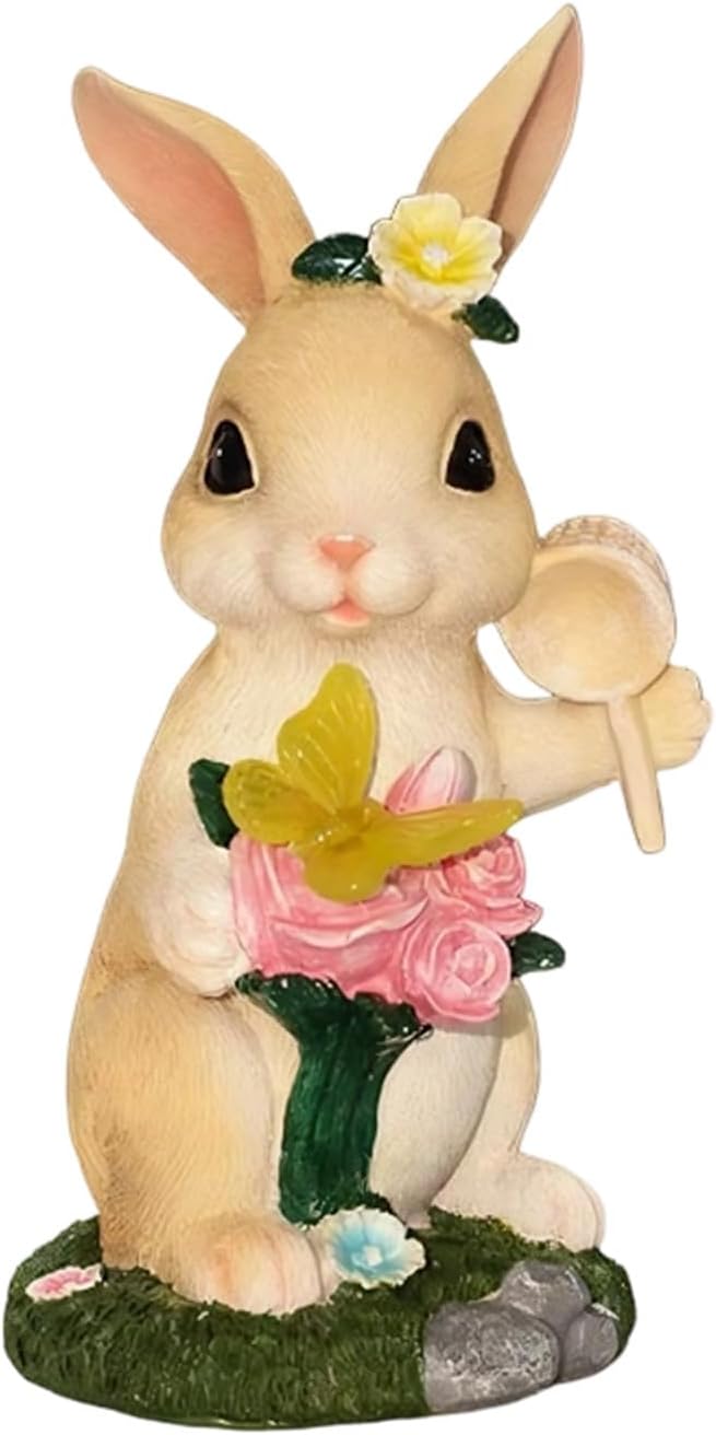 Easter Bunny Lights – Fun , Solar Lights for Paths Outdoor Decoration, for Garden Patio Terrace Pathway Party Birthday