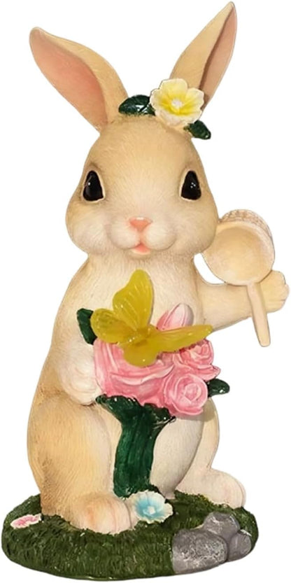 Easter Bunny Lights – Fun , Solar Lights for Paths Outdoor Decoration, for Garden Patio Terrace Pathway Party Birthday