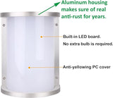 LIT-PaTH LED Bulkhead Light, Exterior Wall Light Fixture, 12.5W, 950 Lumen, 3000K Warm White, Aluminum, Outside | Lumora