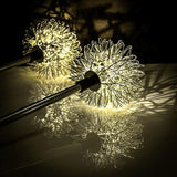 POPETPOP Dandelion Solar Garden Lights Led Decorative Outdoor Ground Stake Lighting for Lawn Pathway Yard No Wiring | Lumora