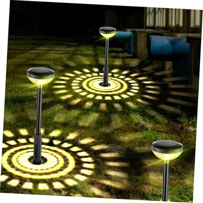 BESPORTBLE Outdoor Solar Pathway Lights Led Garden Stake Light Energy-Saving Solar Lamp for Patio Durable Material Long-Lasting Illumination