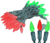 Novelty Lights 24FT 70 LED C6 LED Christmas Light String, Outdoor Christmas Tree Permanent Commercial Grade | Lumora