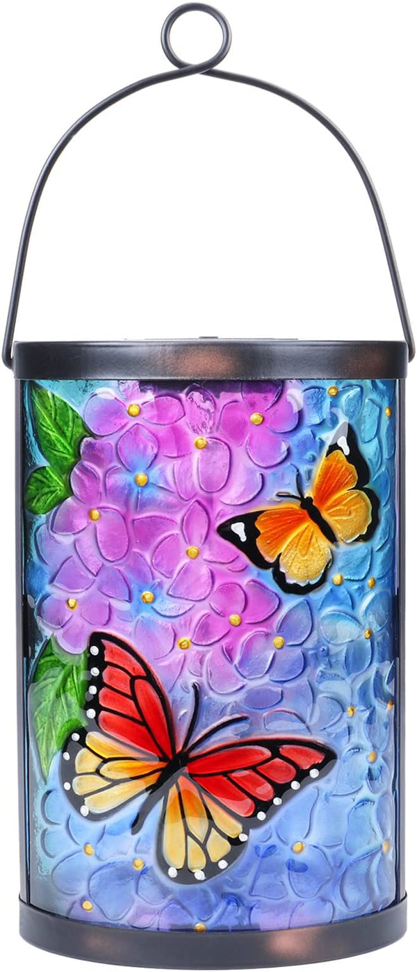 MUMTOP Hanging Solar Lantern Outdoor Waterproof LED Solar Lights Butterfly Decorative Solar Lanterns Tabletop Lamp | Lumora