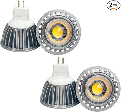 Arrownine MR16 LED Bulb Low Voltage 12-24V AC/DC,Aluminum Heat Dissipation Non-Dimmable for Indoor Recessed Spotlight Outdoor Landscape Lighting Warm White 4 Packs