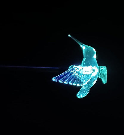 Starry Illuminate 1 PCS Solar Color Changing Style Garden Stake Light Pathway Stake Light (Hummingbird Wing Down)