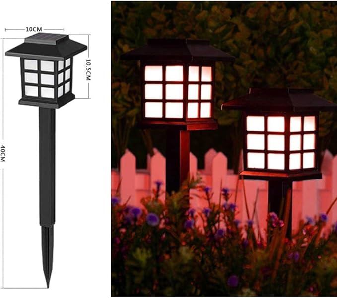 Solar Lights Outdoor Garden Solar Garden Lights Outdoor Waterproof for Pathway Led Solar Pathway Lights Yard Lights for Patio Driveway Lawn Backyard Sidewalk Lighting Create Atmosp