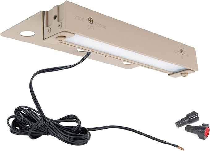 WAC Landscape Lighting, Hardscape 6in LED 12V Strip Light with Quick Release and 2-CCT 2700K-3000K in Sand