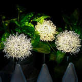 POPETPOP Dandelion Solar Garden Lights Led Decorative Outdoor Ground Stake Lighting for Lawn Pathway Yard No Wiring | Lumora