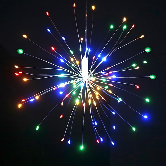 10 Pcs Total 1000 LED Firework Copper Wire Lights, 8 Modes Fairy Twinkle Lights Plug in String Lights 1M/3.3FT | Lumora
