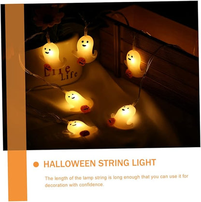 DOITOOL Halloween LED String Lights Bulbs Outdoor Halloween Party Decor for Windows Stairs and Haunted House Battery Decorative Lighting for Spooky Festival Atmosphere