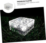 NUOBESTY Solar Powered LED Floor Light Outdoor Garden Decoration Square Glass Brick Light with Cool White | Lumora