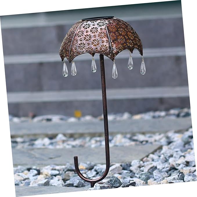 Solar Led Garden Landscape Lamp Umbrella Shape Outdoor Patio Decor Solar Pathway Lights Outdoor Lights | Lumora