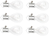 DOITOOL 6pcs Solar Powered Copper Wire Led Hanging Bulb Warm White Light for Garden Patio and - Outdoor Wall Light | Lumora