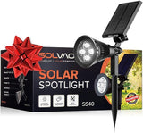 SOLVAO Solar Spot Light | Ultra Bright, Waterproof, Adjustable 270°, No Wiring, Portable | Auto On/Off Function | | Lumora