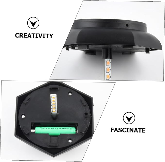 BESPORTBLE Solar Garden Lamp Outdoor Decorative Solar-Powered Pathway Light with Flame Effect Easy Installation Stake Light for Patio Lawn and Garden Lighting