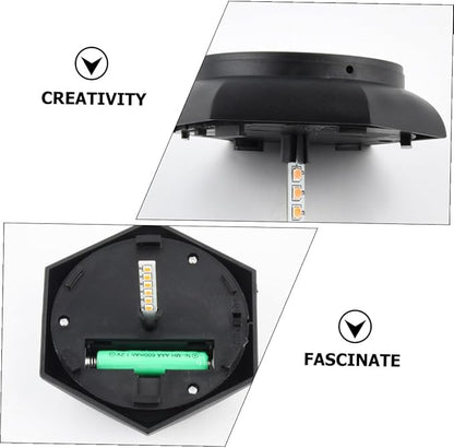 BESPORTBLE Solar Garden Lamp Outdoor Decorative Solar-Powered Pathway Light with Flame Effect Easy Installation Stake Light for Patio Lawn and Garden Lighting