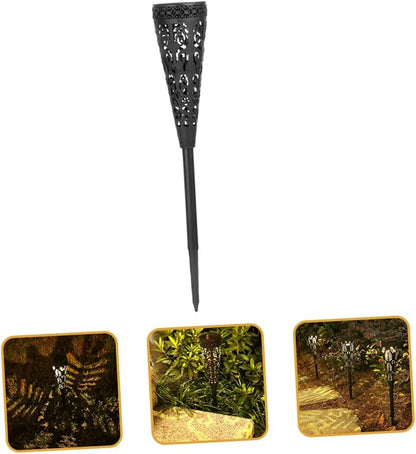 GALPADA 4pcs Solar Pathway Lights Led Garden Lights for Outdoor Decoration Solar-Powered for Pathway and Driveway and Easy to Install