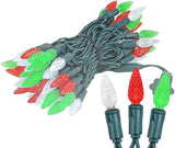 Novelty Lights 24FT 70 LED C6 Christmas String Lights, Outdoor Indoor Commercial Grade Tree Decorations | Lumora