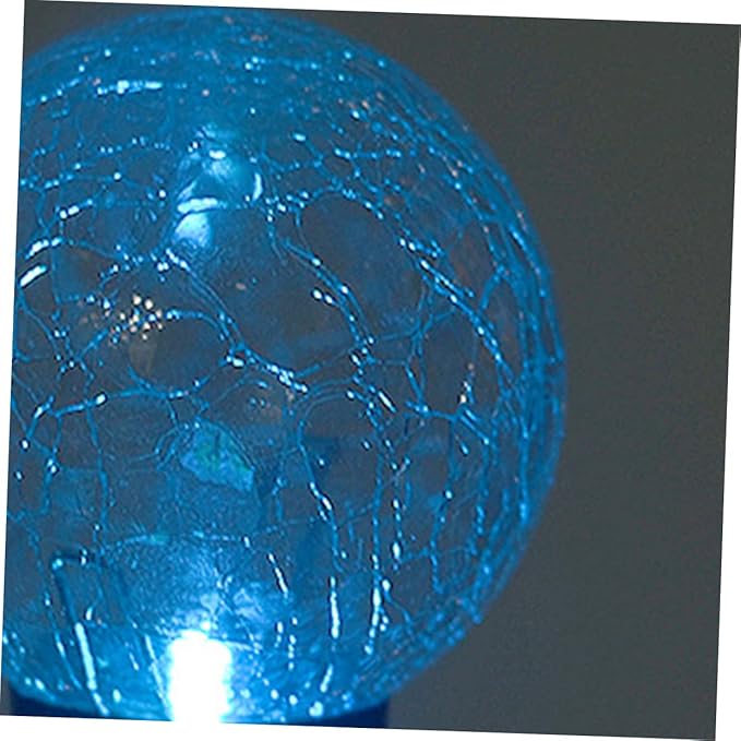 Solar Glass Ball Stake Light Color Changing Led Garden Light Outdoor Plug Lamp for Pathways Yards Patios and Events