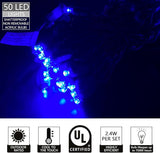 UL Listed 50 Count 5MM Wide Angle Led Christmas Lights Set,Outdoor Mini Led String Lights for Halloween Christmas | Lumora