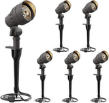 GOODSMAN Landscape Lighting 6PK Low Voltage Landscape Lights Led Low Voltage - Outdoor Security Flood Light | Lumora