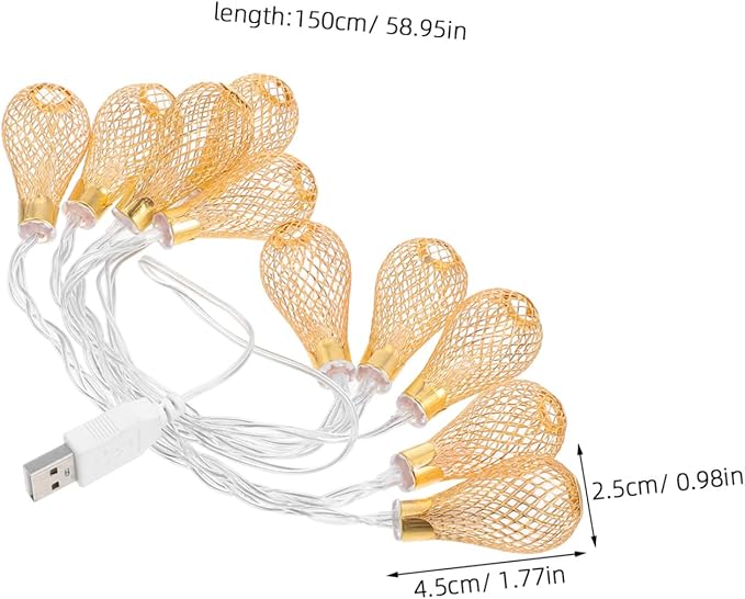 Cabilock Led Drop String Lights Soft Glow for Decor for Christmas Tree Garden Party and Wedding Celebrations USB | Lumora