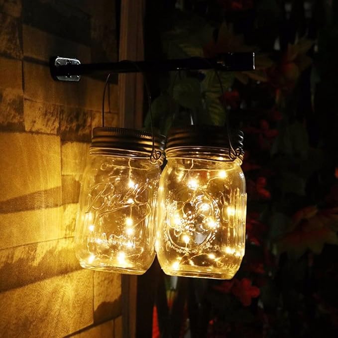 2PCS Garden Solar Lights Multi-Color Changing LED Flower Stake Light Decorative Landscape Lawn Yard Outdoor Lights Length is About 70*140/ 3*6inch Warm White And Colored Lights Sold as Two as Shown