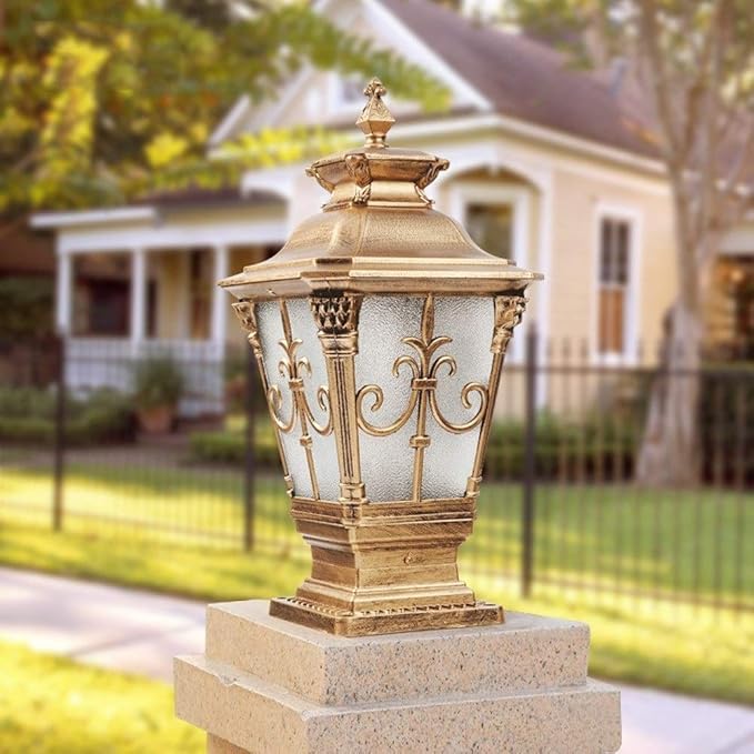 Post Lights Housing Decoration Stigma Lamp Outdoor Pillar Lighting Waterproof Courtyard Landscape Pillar Lamp | Lumora