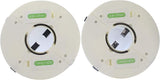 EcoGecko 2 Pack Super Bright LED Umbrella Pole Light, Battery Operated, White | Lumora