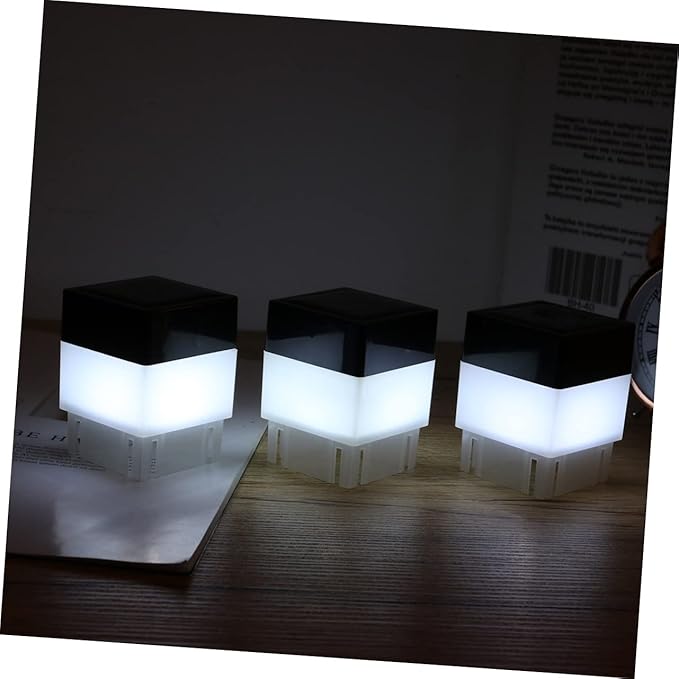 DOITOOL Outdoor Solar Fence Lights Auto Day/Night Sensor Corridor Garden Lamp Waterproof 2 Pack White LED Landscape Lighting