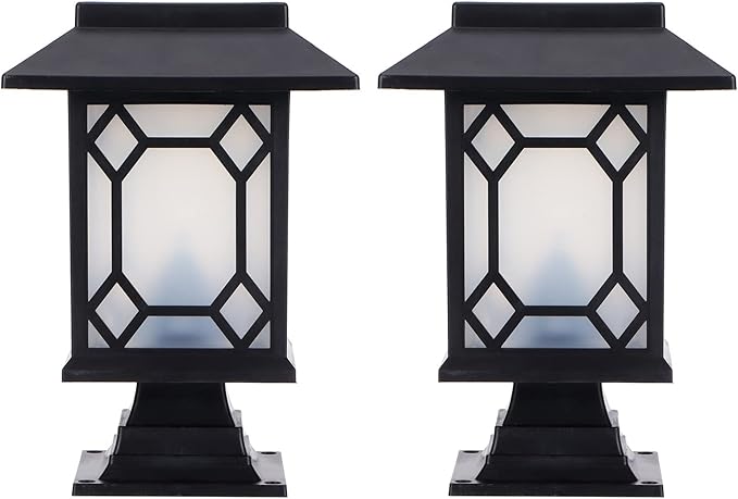 LED Lawn Light 2 Set, Waterproof Solar Garden Lamp with Colorful Dimming, 600mAh Battery - IP65 Rated, Automatic Night Lighting, Garden Patio Pathway Decoration