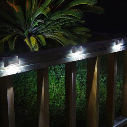 Solar Lights Outdoor 6 Pack Stair Lights Led Waterproof for Yard Fence Patio Pathway