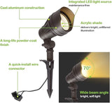 hykolity 8 Pack Low Voltage LED Landscape Kits, 12V Pathway Flood Light Kits, 10W 390LM and 3.4W 155LM Wired for | Lumora