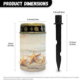 ZOUTAIRONG Solar Light for Cemetery Grave Starfish Pattern Durable Garden Lights Solar Powered Pathway Lights | Lumora