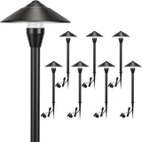 LUTEC 12V Low Voltage Pathway Lights, Die-cast Aluminum Pathway Lights with Connectors，IP65 Waterproof Outdoor | Lumora