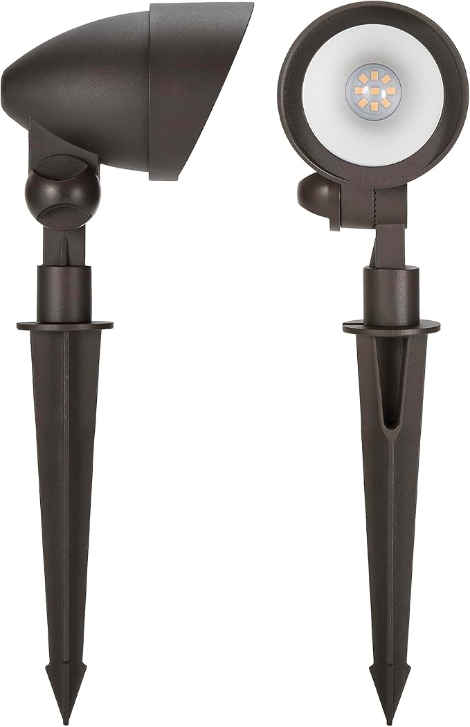 Maxxima LED Low-Voltage Landscape Light Fixture, Garden Pathway Outdoor Lights 300 Lumens 3000K Warm White | Lumora